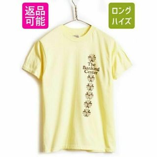 80's USA製 ビンテージ ■ 企業 ロゴ プリント 半袖 Tシャツ ( 男(Tシャツ/カットソー(半袖/袖なし))