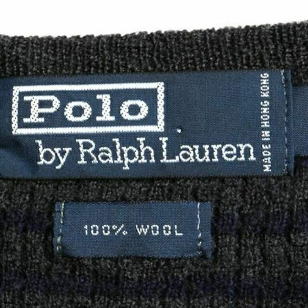 Ralph Lauren(ラルフローレン)の90's オールド ■ POLO ポロ ラルフローレン 2トーン ボーダー ウー レディースのトップス(ニット/セーター)の商品写真