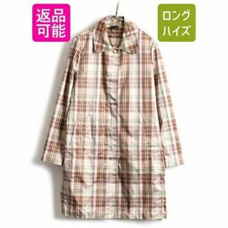 ギャップ(GAP)の00's 旧タグ ■ GAP オールド ギャップ チェック ナイロン ステンカラ(ロングコート)