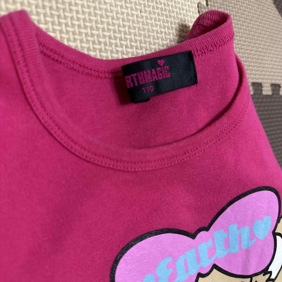 アースマジック  Tシャツワンピ キッズ/ベビー/マタニティのキッズ服女の子用(90cm~)(ワンピース)の商品写真