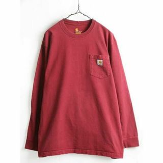 カーハート(carhartt)の■ カーハート CARHARTT ポケット付き 長袖 Tシャツ ( 男性 メンズ(Tシャツ/カットソー(半袖/袖なし))