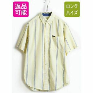 ラルフローレン(Ralph Lauren)の90's 希少サイズ S ■ チャップス ラルフローレン ストライプ 半袖 ボタ(シャツ)