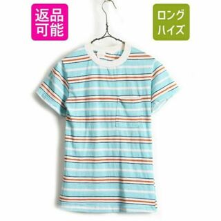 60's ビンテージ ■ Countley Shirt 100% コットン ポケ(Tシャツ(半袖/袖なし))