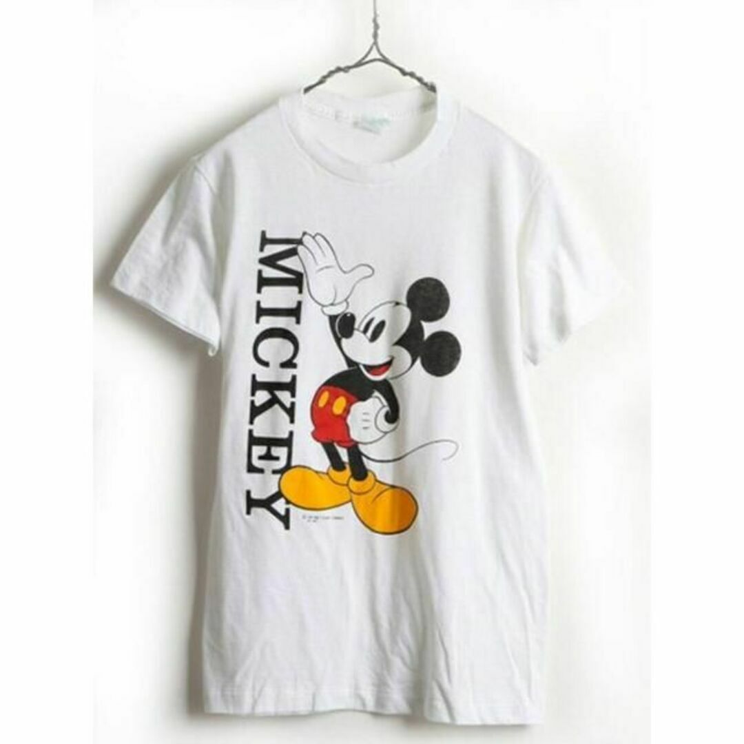 Disney(ディズニー)の80's USA製 ビンテージ ■ ディズニー オフィシャル ミッキー マウス  レディースのトップス(Tシャツ(半袖/袖なし))の商品写真