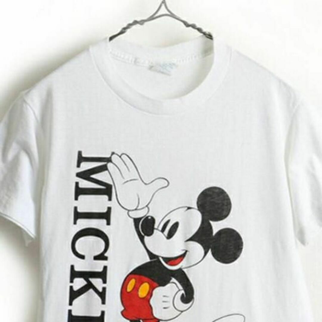 Disney(ディズニー)の80's USA製 ビンテージ ■ ディズニー オフィシャル ミッキー マウス  レディースのトップス(Tシャツ(半袖/袖なし))の商品写真