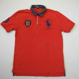 ポロラルフローレン(POLO RALPH LAUREN)のビッグポニー ボーイズXL■POLOラルフローレン半袖ポロシャツ/フラッグワッペ(ブラウス)