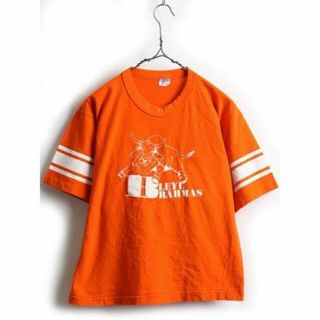 チャンピオン(Champion)の70s ビンテージ USA製 ★ Champion チャンピオン 半袖 プリント(Tシャツ/カットソー(半袖/袖なし))