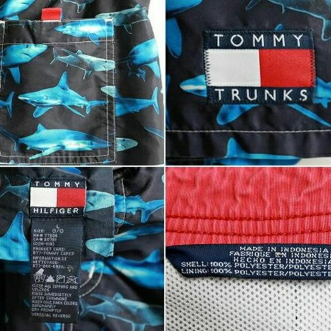 TOMMY HILFIGER(トミーヒルフィガー)の90s■TOMMY HILFIGER トミーヒルフィガー シャーク 総柄 インナ メンズのパンツ(ワークパンツ/カーゴパンツ)の商品写真