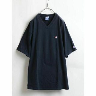 チャンピオン(Champion)の90s USA製 ★ Champion チャンピオン コットン 無地 Vネック (Tシャツ/カットソー(半袖/袖なし))