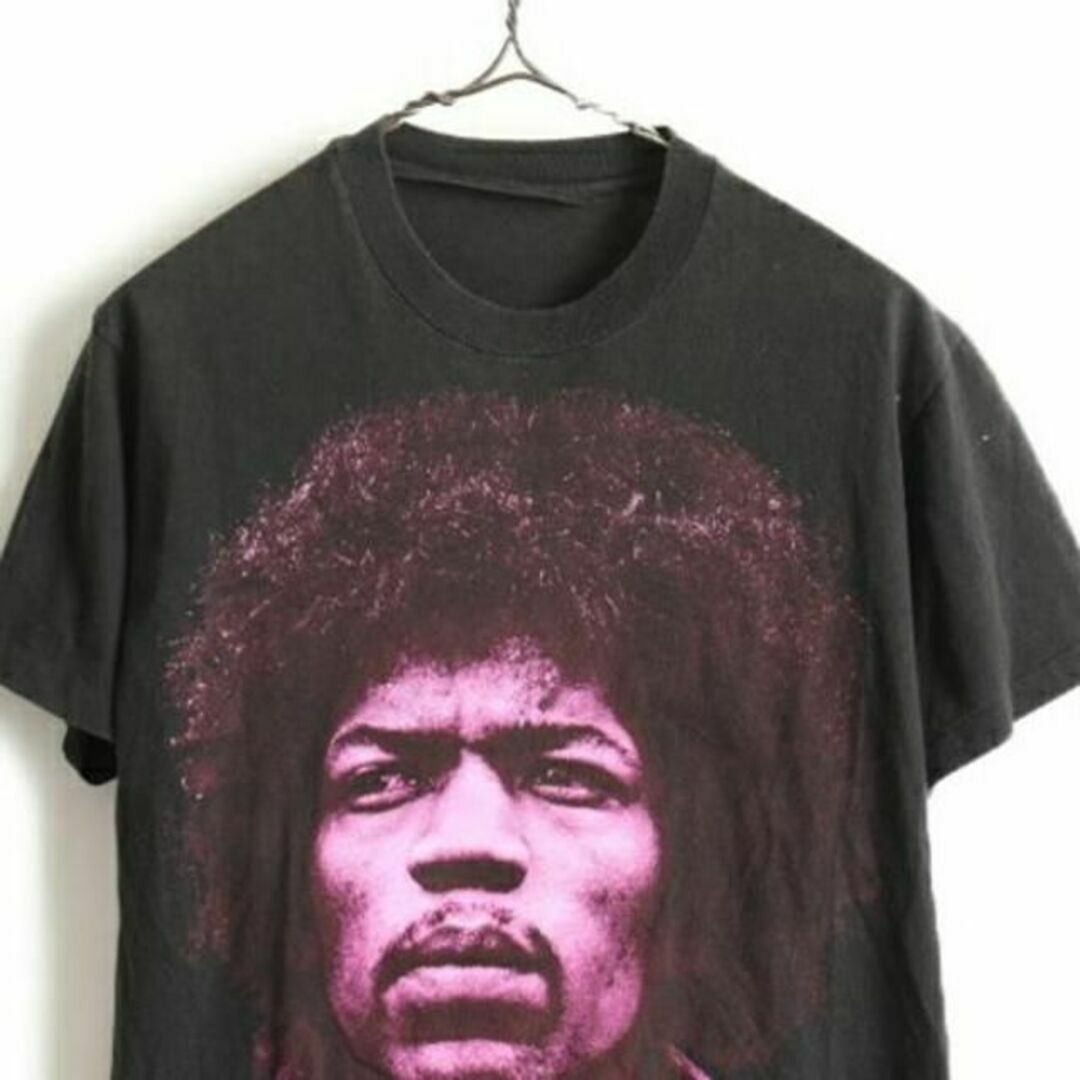 90's 人気 黒 ★ jimi Hendrix ジミ ヘンドリックス 大判 プ メンズのトップス(Tシャツ/カットソー(半袖/袖なし))の商品写真