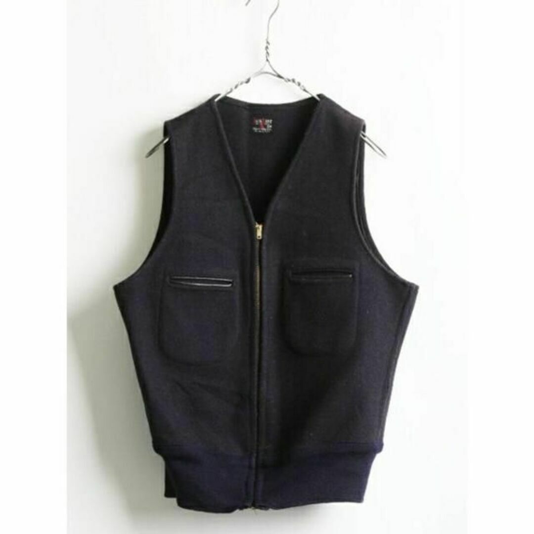 50's ビンテージ ★ JACK-VEST ジャックベスト フルジップ ウール