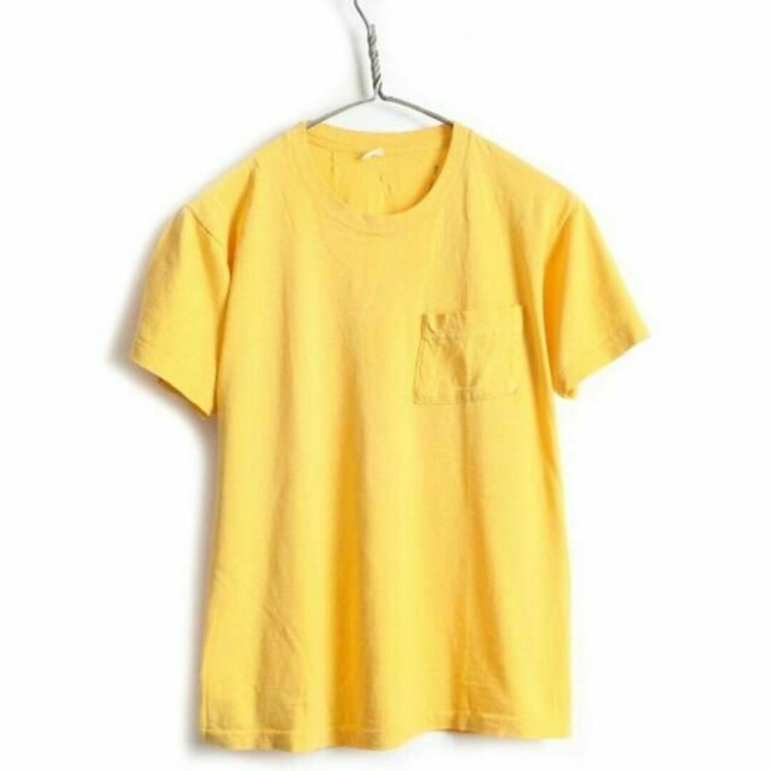 好雰囲気 80s ビンテージ ■ ポケット付き クルーネック 半袖 Tシャツ ( メンズのトップス(Tシャツ/カットソー(半袖/袖なし))の商品写真