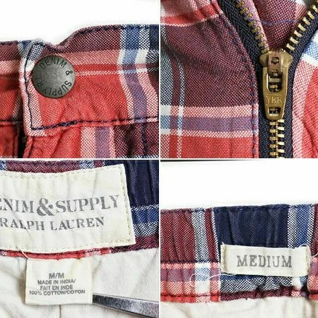 Ralph Lauren(ラルフローレン)の■ DENIM&SUPPLY ラルフローレン チェック ライナー ベルト付き シ メンズのパンツ(ワークパンツ/カーゴパンツ)の商品写真