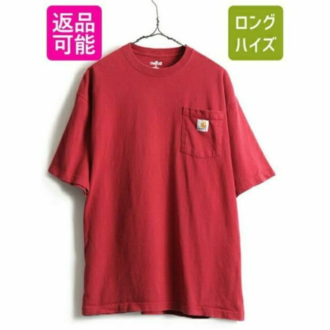 carhartt(カーハート)の■ カーハート クルーネック ポケット付き 半袖 Tシャツ ( メンズ L )  メンズのトップス(Tシャツ/カットソー(半袖/袖なし))の商品写真