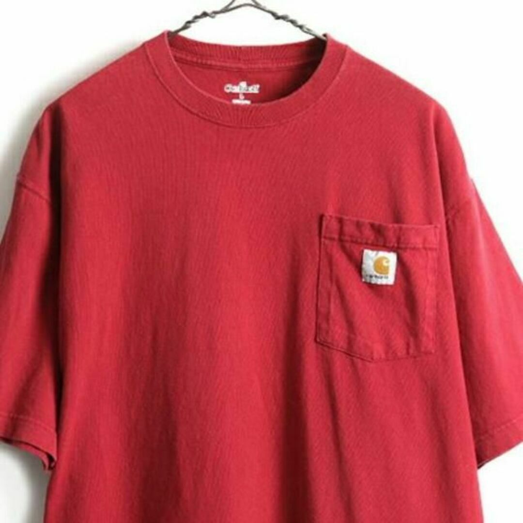 carhartt(カーハート)の■ カーハート クルーネック ポケット付き 半袖 Tシャツ ( メンズ L )  メンズのトップス(Tシャツ/カットソー(半袖/袖なし))の商品写真
