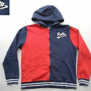 ポロラルフローレン(POLO RALPH LAUREN)のボーイズPOLOラルフバイカラー切替スウェットパーカー(XL 18-20) ■返(パーカー)