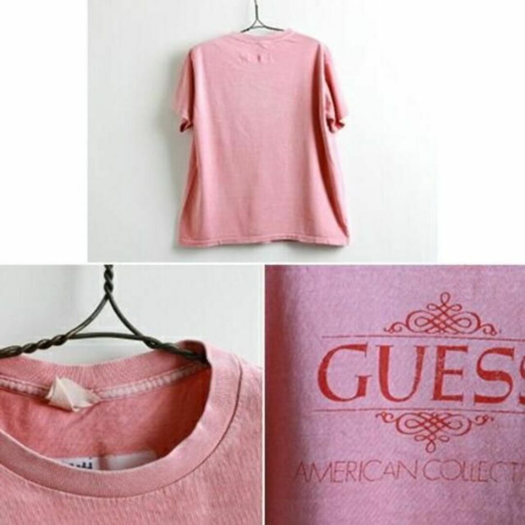 GUESS(ゲス)の90'sオリジナル■USA製ゲスGUESS ビックロゴプリント半袖Tシャツ(フリ メンズのトップス(Tシャツ/カットソー(半袖/袖なし))の商品写真