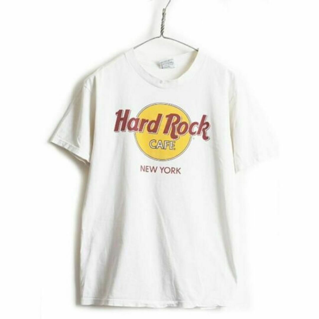 Hard Rock CAFE(ハードロックカフェ)の90's USA製 希少サイズ S ■ ハードロックカフェ NEW YORK プ メンズのトップス(Tシャツ/カットソー(半袖/袖なし))の商品写真