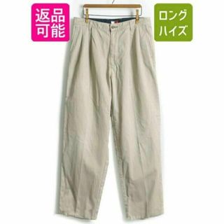 トミーヒルフィガー(TOMMY HILFIGER)の90s ■ TOMMY HILFIGER トミーヒルフィガー 2タック コットン(ワークパンツ/カーゴパンツ)