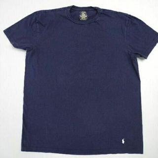 ポロラルフローレン(POLO RALPH LAUREN)の■POLOポロラルフローレン半袖コットンTシャツクルー紺(M)(Tシャツ/カットソー(半袖/袖なし))