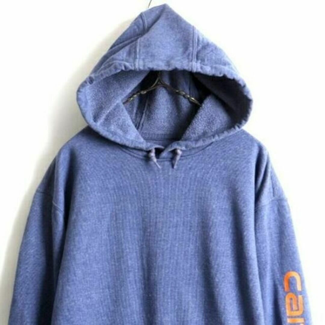 カーハート Carhartt ORIGINAL FIT 袖プリント スウェットプルオーバーパーカー メンズXXL /eaa290626