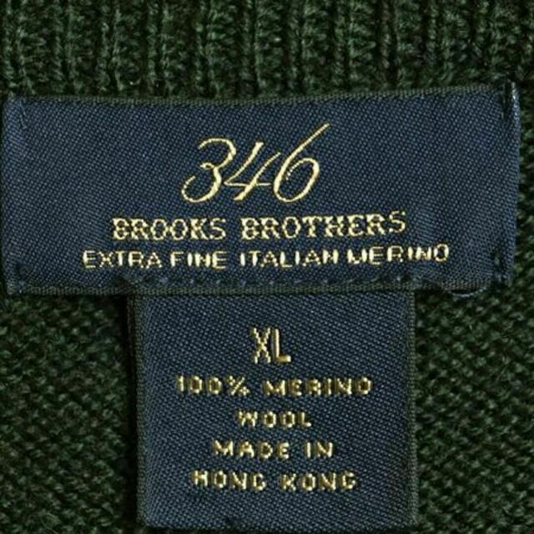 346 ブルックスブラザーズ メリノウールセーター 大きいサイズXL-