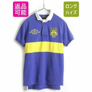 ラルフローレン(Ralph Lauren)の■ POLO ポロ ラルフローレン 2トーン 切替 鹿の子 半袖 ポロシャツ ((ポロシャツ)