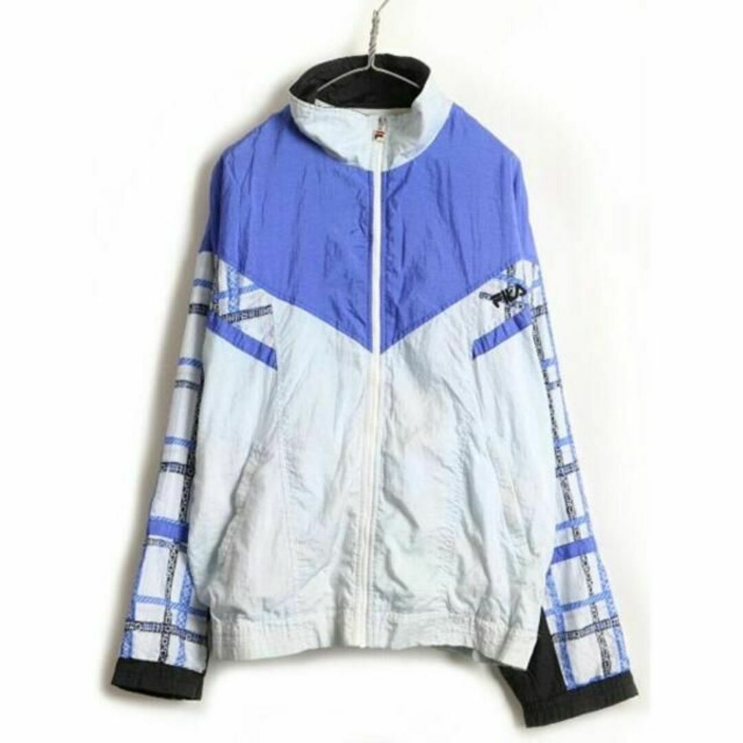 FILA - 90's 大きいサイズ XL 程□ FILA フィラ フルジップ 総柄 切替 ...