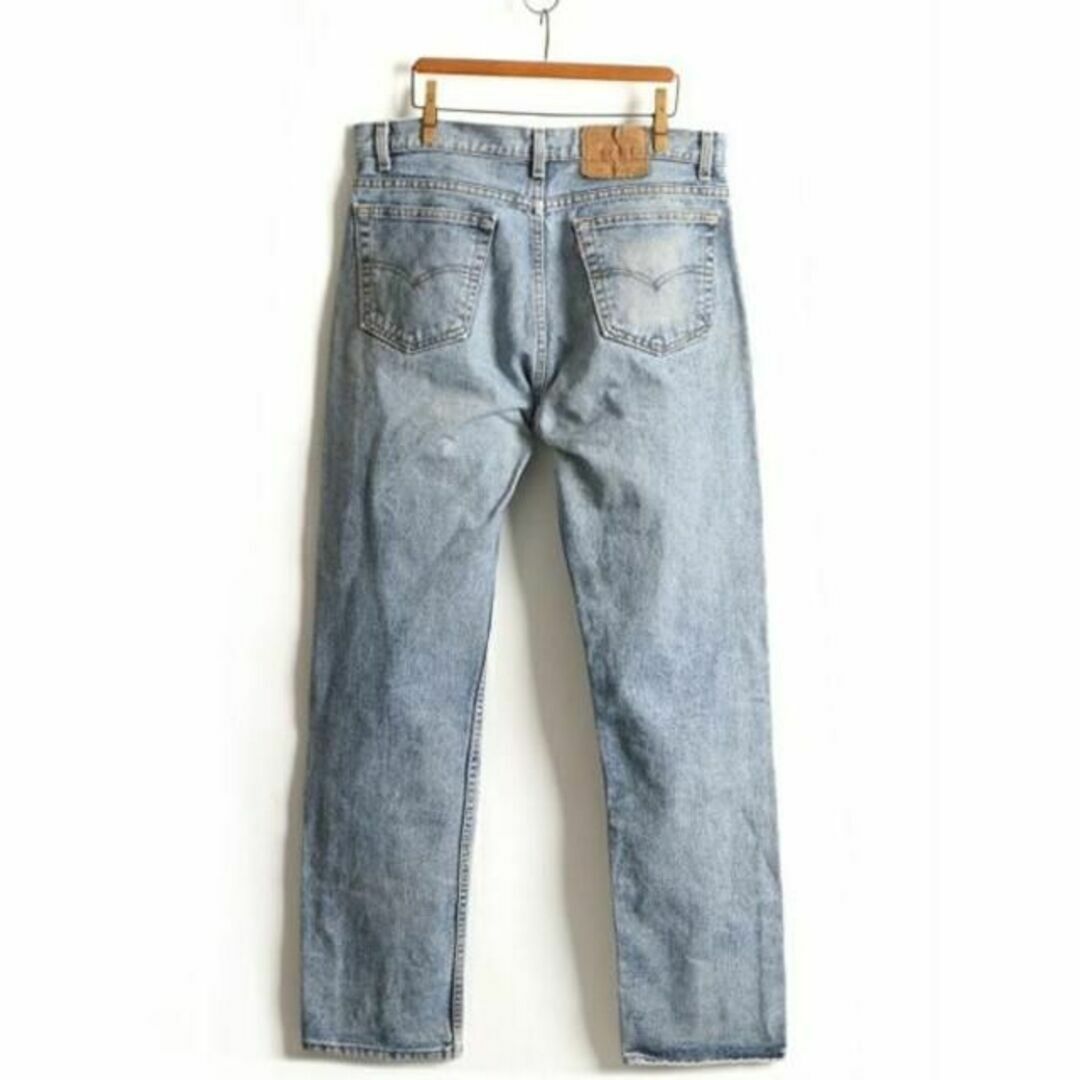 リーバイス 90s 505 USA製 ストレート デニムパンツ W33 Levi's レギュラーフィット ジーンズ ジーパン オールド ヴィンテージ メンズ  【RR221224】