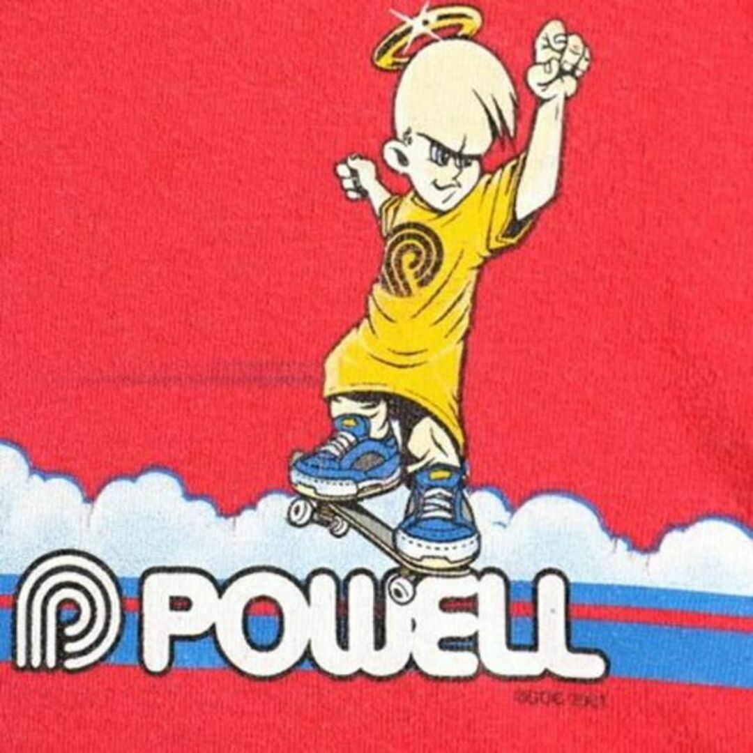 POWELL(パウエル)の00's オールド ボーイズ XL メンズ S 程■ POWELL パウエル プ メンズのトップス(Tシャツ/カットソー(半袖/袖なし))の商品写真