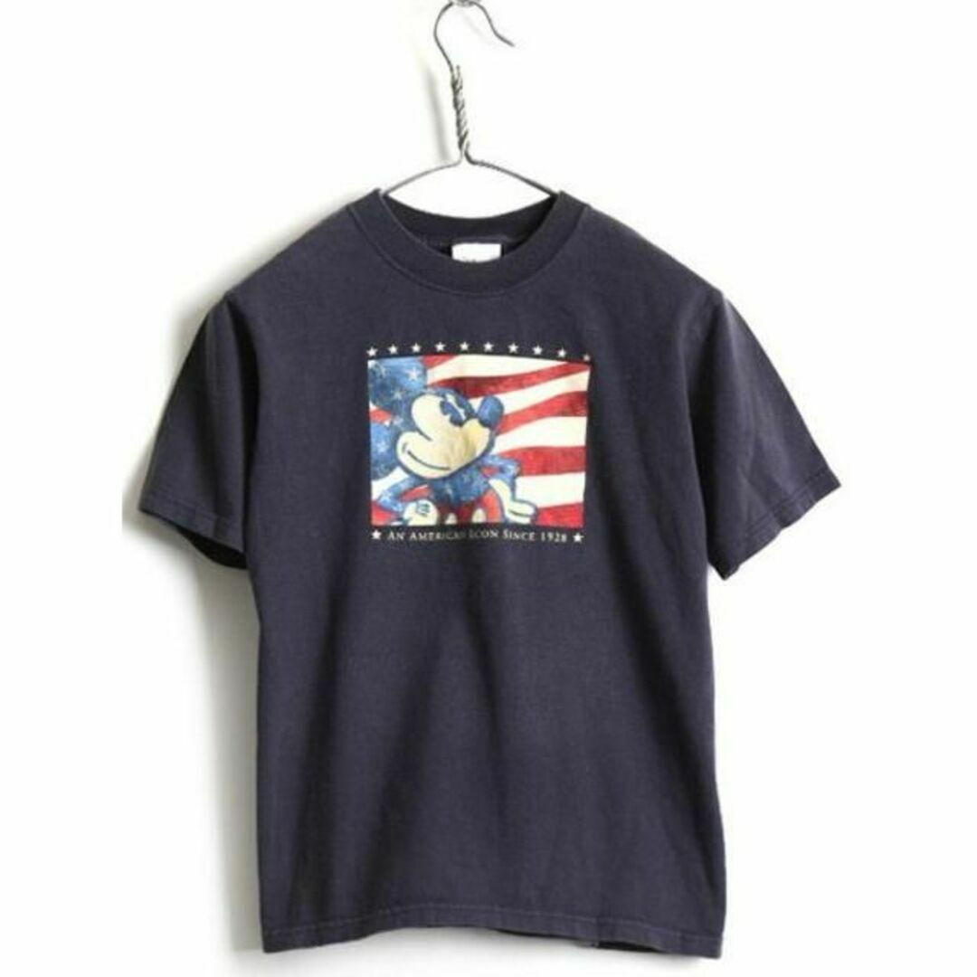 Disney(ディズニー)の■ ディズニー オフィシャル 星条旗 ミッキーマウス プリント 半袖 Tシャツ  メンズのトップス(Tシャツ/カットソー(半袖/袖なし))の商品写真