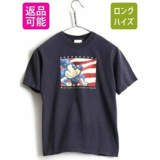 ディズニー(Disney)の■ ディズニー オフィシャル 星条旗 ミッキーマウス プリント 半袖 Tシャツ (Tシャツ/カットソー(半袖/袖なし))