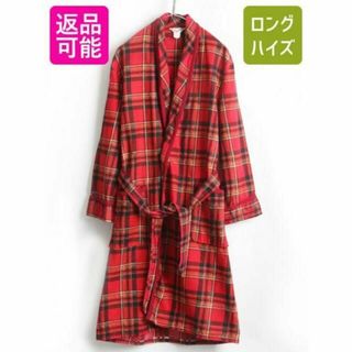 60's 70's ビンテージ USA製 ■ Luxury Robe チェック (ダッフルコート)