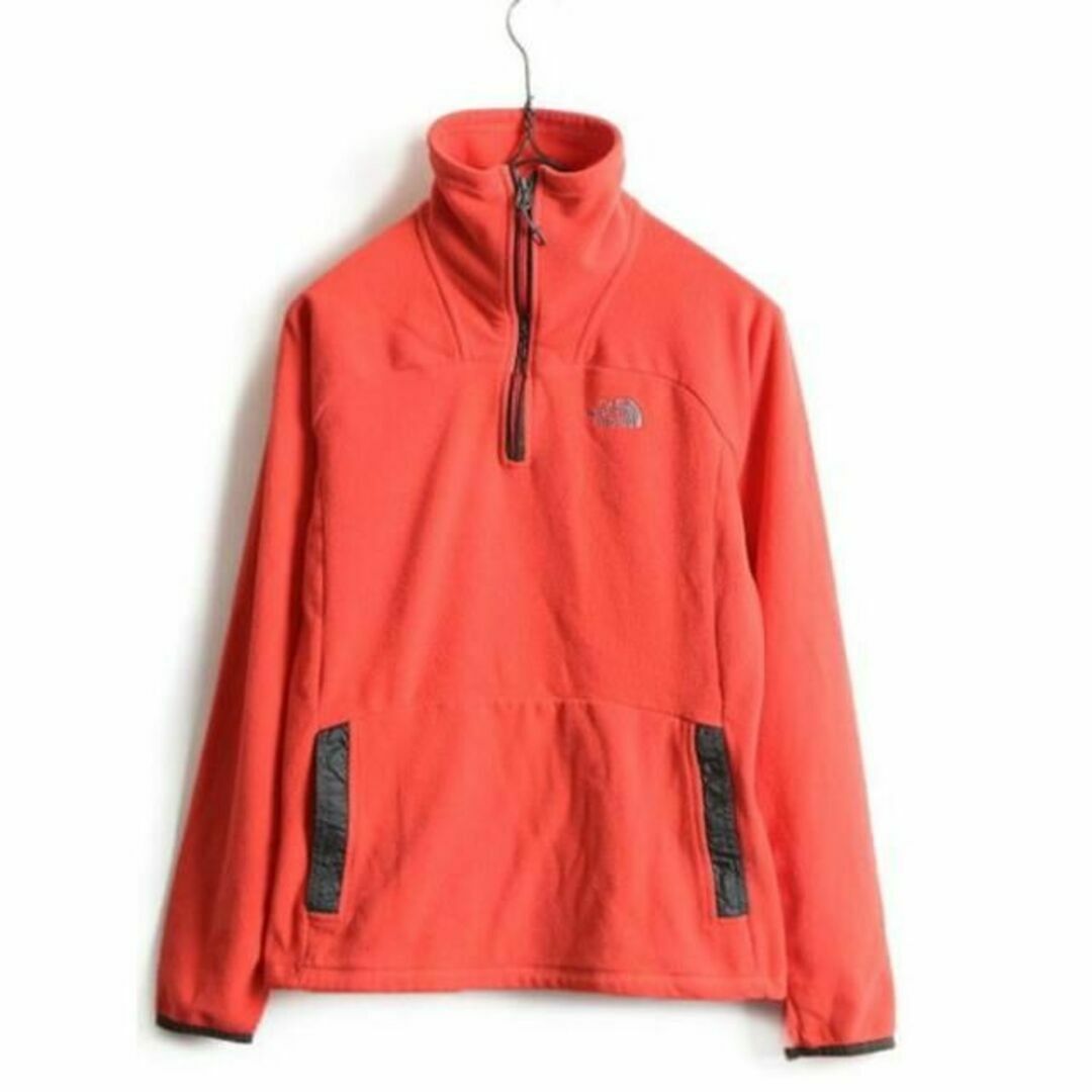 THE NORTH FACE(ザノースフェイス)の希少サイズ S ■ ノースフェイス ジップ ハイネック 長袖 フリース Tシャツ レディースのトップス(Tシャツ(半袖/袖なし))の商品写真