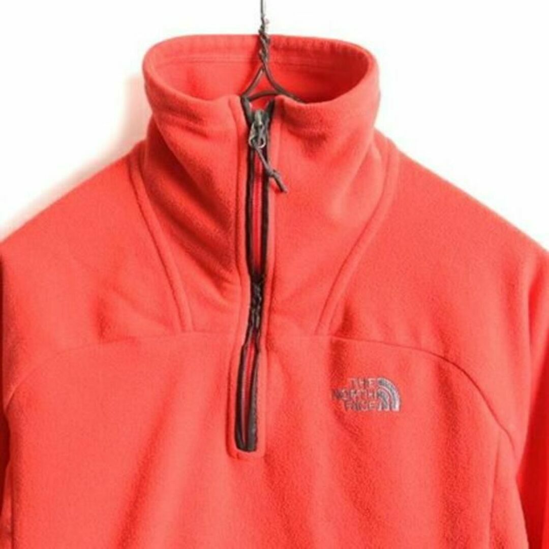 THE NORTH FACE(ザノースフェイス)の希少サイズ S ■ ノースフェイス ジップ ハイネック 長袖 フリース Tシャツ レディースのトップス(Tシャツ(半袖/袖なし))の商品写真