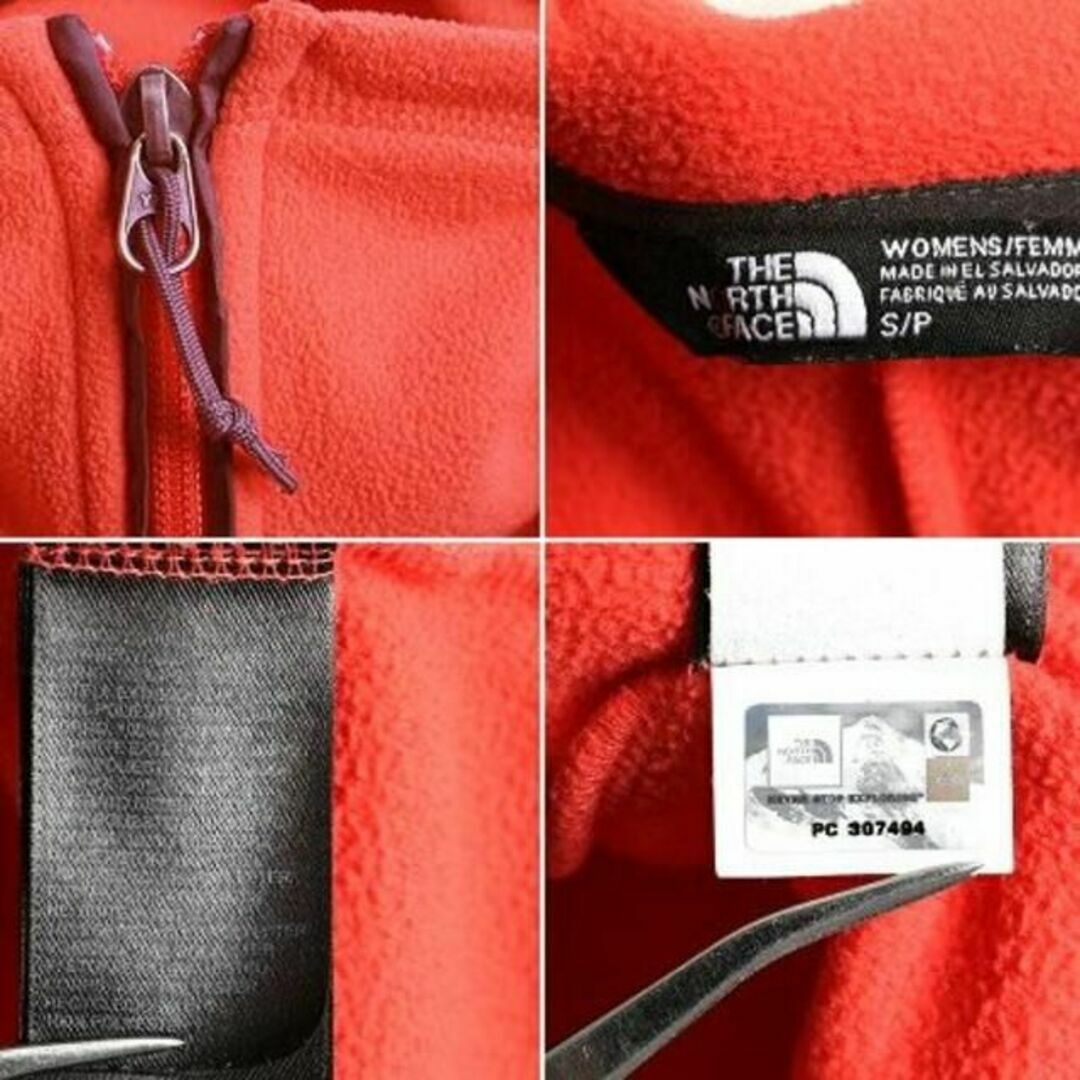 THE NORTH FACE(ザノースフェイス)の希少サイズ S ■ ノースフェイス ジップ ハイネック 長袖 フリース Tシャツ レディースのトップス(Tシャツ(半袖/袖なし))の商品写真