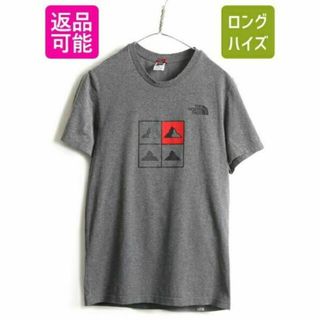 ザノースフェイス(THE NORTH FACE)の希少サイズ S ■ ノースフェイス ロゴ プリント 半袖 Tシャツ ( メンズ (Tシャツ/カットソー(半袖/袖なし))