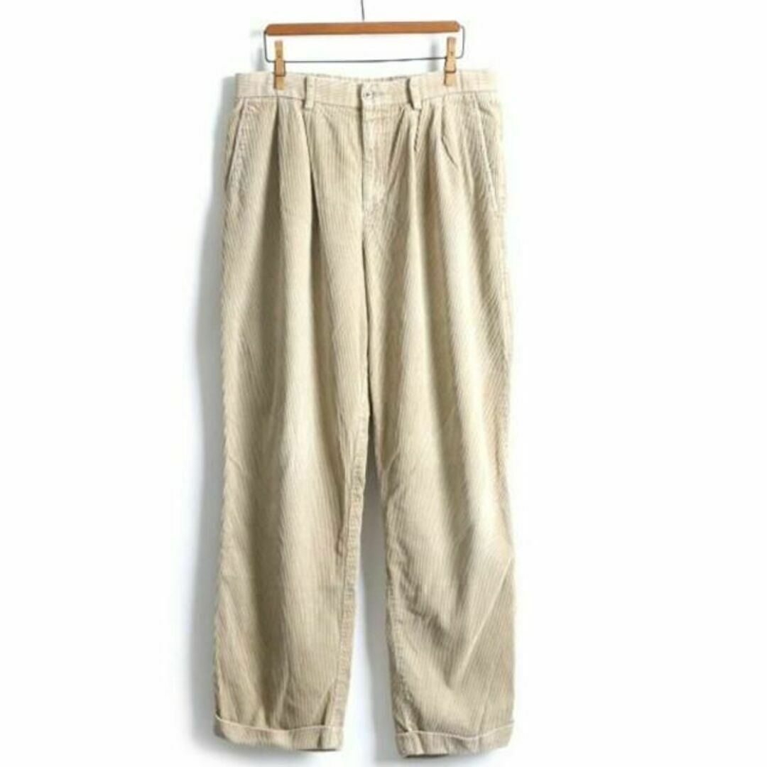 0000's オールド ■ DOCKERS 2タック 太畝 コーデュロイ パンツ (