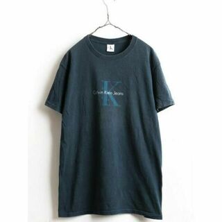 カルバンクライン(Calvin Klein)の90's USA製 人気の 黒 ■ Calvin Klein Jeans カルバ(Tシャツ/カットソー(半袖/袖なし))