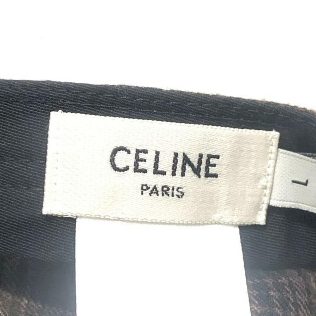 CELINE(セリーヌ) キャップ L - チェック柄-