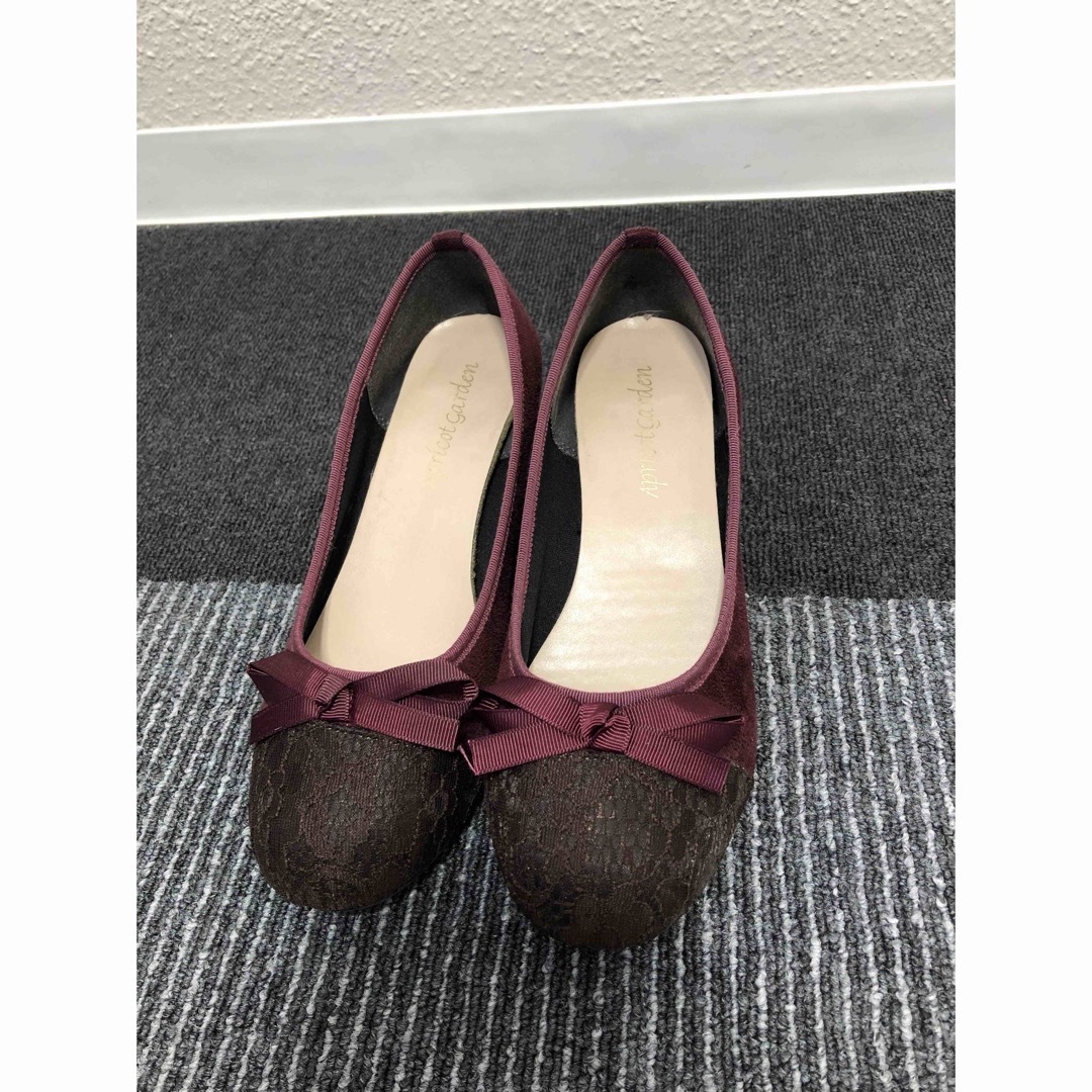 パンプス  ワインレッド  赤  Mサイズ  22.5〜23.0cm レディースの靴/シューズ(ハイヒール/パンプス)の商品写真