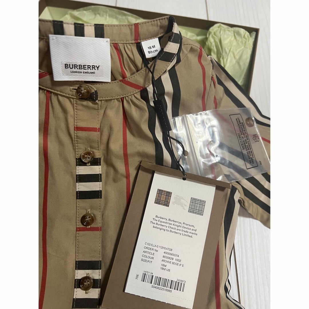 BURBERRY(バーバリー)のバーバリー　ワンピース　ベビー キッズ/ベビー/マタニティのキッズ服女の子用(90cm~)(ワンピース)の商品写真