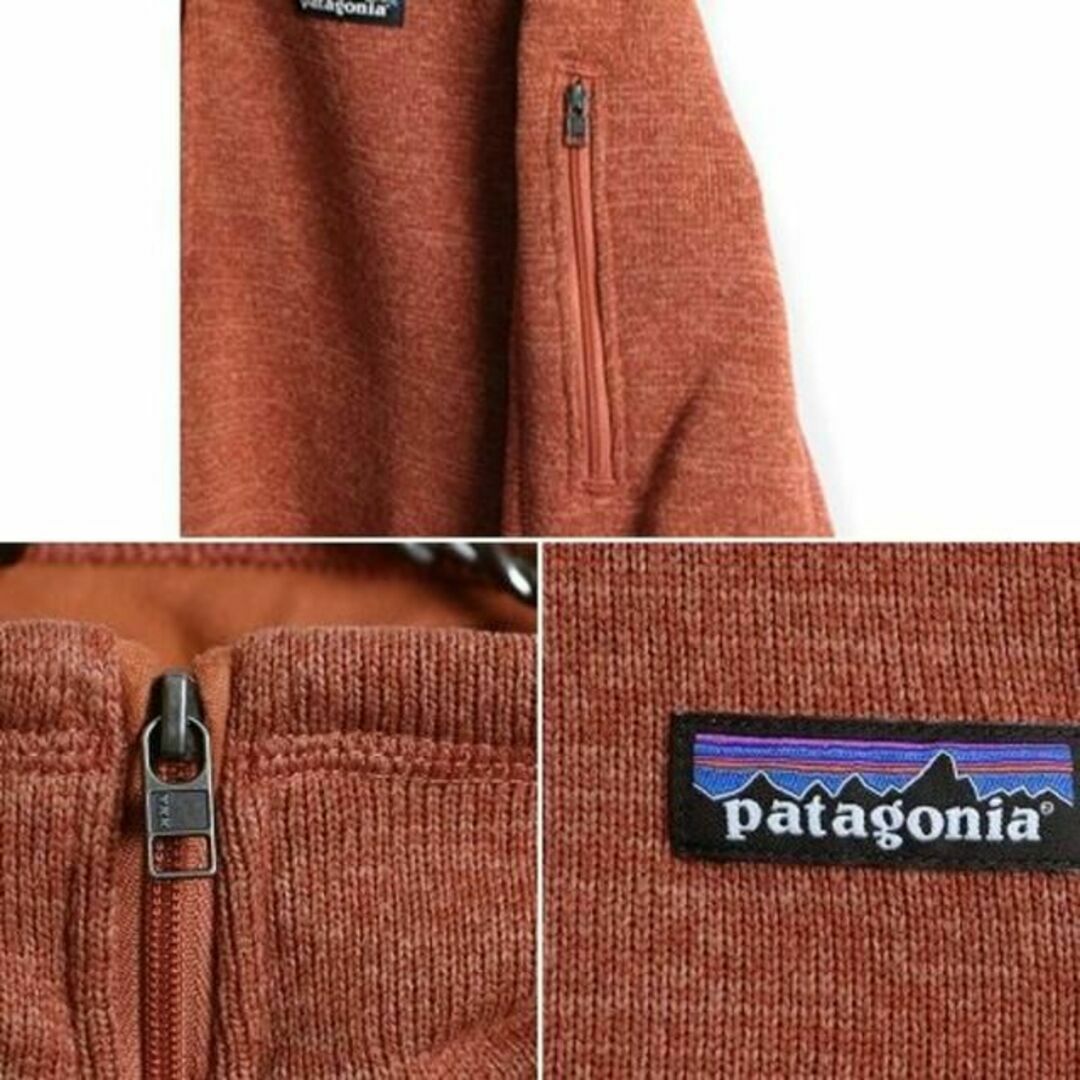 patagonia(パタゴニア)のパタゴニア ベター セーター 1/4 ジップネック フリース ジャケット レンガ レディースのジャケット/アウター(ブルゾン)の商品写真