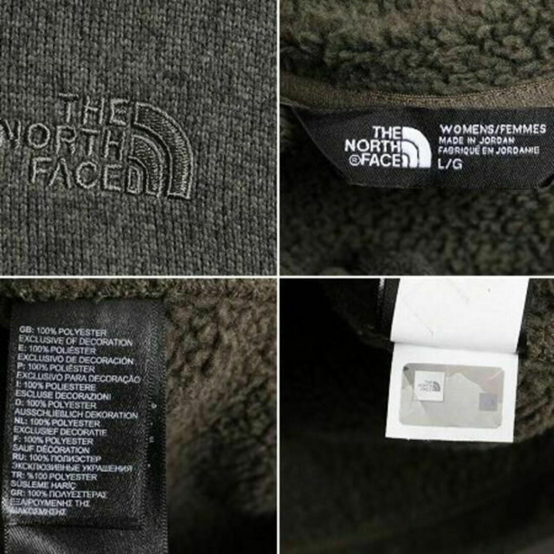 THE NORTH FACE(ザノースフェイス)のUS企画 ノースフェイス セーター フリース パーカー ジャケット L ニット レディースのジャケット/アウター(ブルゾン)の商品写真