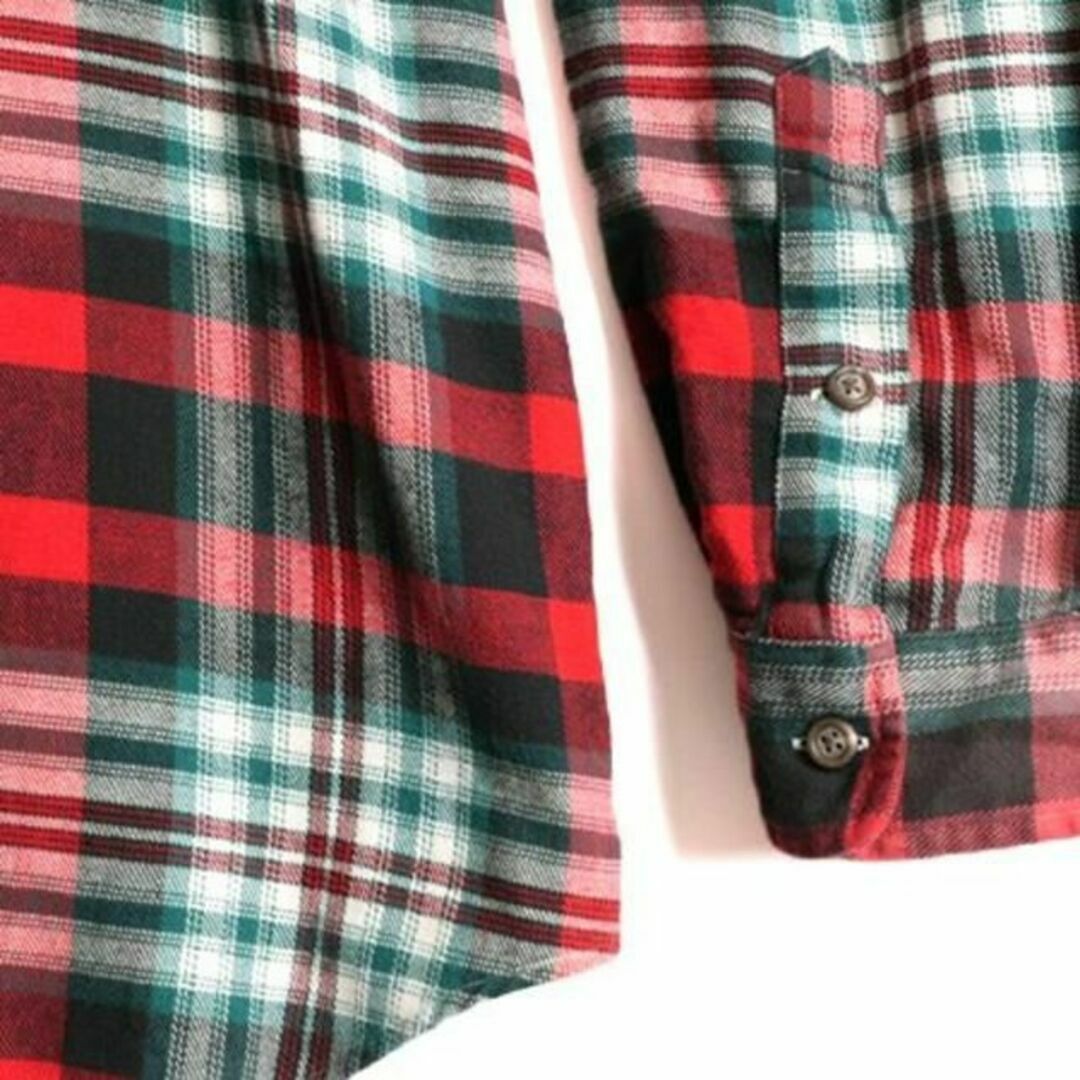 Ralph Lauren(ラルフローレン)の90s POLO ポロ ラルフローレン チェック ヘビーフランネル シャツ XL メンズのトップス(シャツ)の商品写真