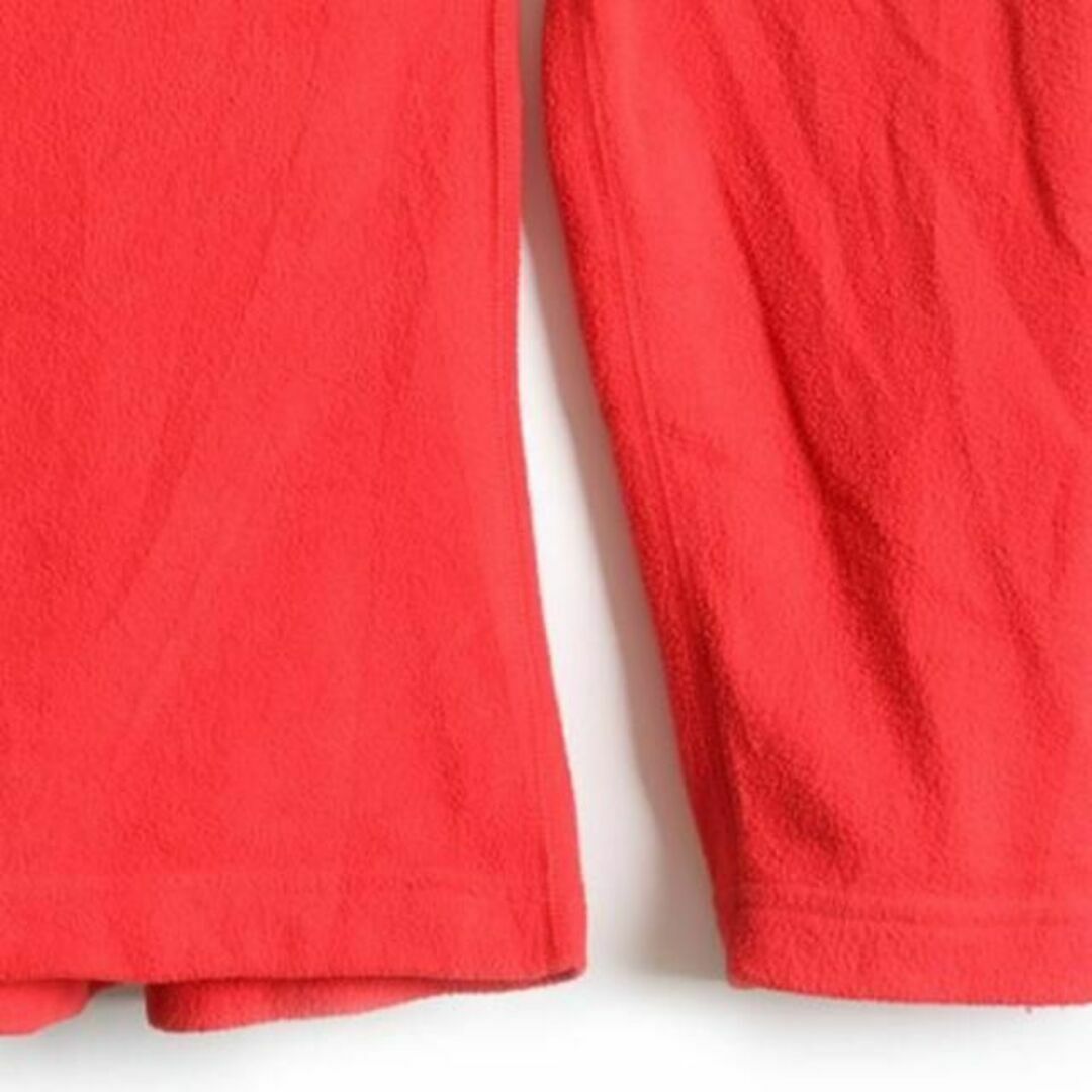 THE NORTH FACE(ザノースフェイス)のノースフェイス 長袖 フリース Tシャツ XL ロンT アウトドア インナー 赤 メンズのトップス(Tシャツ/カットソー(七分/長袖))の商品写真