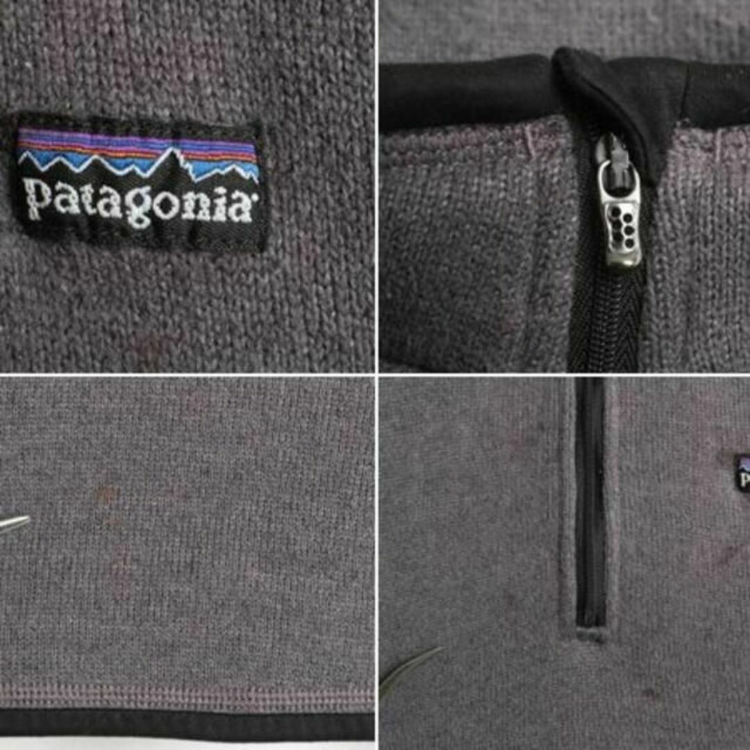 patagonia(パタゴニア)のパタゴニア ベター セーター 1/4 ジップネック L フリース ジャケット 灰 レディースのジャケット/アウター(ブルゾン)の商品写真