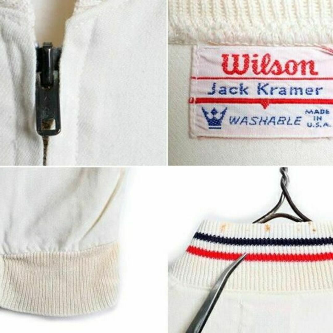 60s USA製 ビンテージ ■ WILSON ウィルソン フルジップ スイング