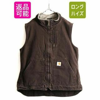 カーハート(carhartt)のUS企画 ■ カーハート モックネック 裏 ボア パイル フリース ダック ベス(ベスト/ジレ)