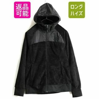 ザノースフェイス(THE NORTH FACE)のUS企画 希少サイズ S 人気 黒 ■ ノースフェイス フリース パーカー ジャ(ロングコート)